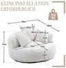STILVORA Relaxsessel Indoor & Outdoor Sitzsack bean bag sofa mit hohen Rücken,Lazy Sofa (Lazy Sofa mit hohem Rücken und 3 Kissen – Ergonomischer Sitzsack für Erwachsene & Kinder, Chenille-Stoff, für Wohnzimmer, Büro & Schlafzimmer, Komfortabler Lounger... Bild 4