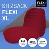 Lumaland 'Flexi Comfort' Sitzsack, Polystyrol, Rot, Big - 155 x 100 cm Bild 2