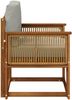 vidaXL Outdoor Mittelsofa Massivholz Akazie Natur 3438835 Bild 4