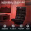 ML-DESIGN Sessel Gaming Bodenstuhl ergonomisch Gaming Sessel 360°drehbar Relaxsessel, Bodensessel Schwarz-Rot verstellbare Rückenlehne klappbar Sessel Bild 2