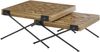 Couchtisch >Akoni< (2er Set) in Teak, recyceltes Teak - 80x43x80cm (BxHxT) Bild 3