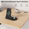 HOMAVO höhenverstellbarer Schreibtisch 70×140 cm, mit Memory- und Anti-Kollisionsfunktion, USB-A- und USB-C-Anschlüssen, Höhe 70–120 cm, Natu Bild 5