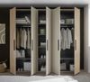 Schlafzimmer-Set >Danao< (2-teilig) Doppelbett + Kleiderschrank, Mauvella Oak Dekor / Kashmir Bild 3