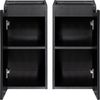 Badschrank 30cm, in schwarz, NEWPORT-56-BLACK Bild 3