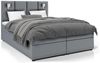 Best for Home Boxspringbett Boxspringbett Stauraum 7-Zonen H3 inkl. 7 cm Topper, Boxspringbett mit Bettkasten Bild 3