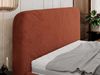 Bett mit Stauraum Polsterbett BENEA CLASSIC, Doppelbett mit Lattenrost Gepolstertes Kopfteil Gasdruckfeder Schlafzimmerbett - 200 x 200 cm - Orange Plüsch Bild 4