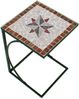 Gartentisch TARIK - Stahl, Schwarz, 35x35x53cm | Garten Beistelltisch Wetterfest Outdoor Tisch Bild 2