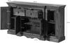 Sideboard Sheesham 160x40x85 grau geölt LEEDS #02 Bild 5