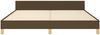 Doppelbett, Bettgestell Modernen ohne Matratze Dunkelbraun 160x200 cm Stoff d2144e Bild 5