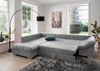 Ecksofa Alvito mit Schlaffunktion - Eleganter Mikrofaser Stoff in Verschiedenen Farben, von Benformato Bild 3