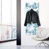 Queence Garderobe - "Laturga" Druck auf hochwertigem Arcylglas inkl. Edelstahlhaken und Aufhängung, Format: 50x120cm Bild 2