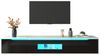 Fine Life Pro TV-Schrank TV-Schrank, Hochglanz-TV-Schrank, (mit farbwechselnder LED-Beleuchtung) farblich passend zu Schwarz und Weiß Bild 4