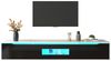 Fine Life Pro TV-Schrank TV-Schrank, Hochglanz-TV-Schrank, (mit farbwechselnder LED-Beleuchtung) farblich passend zu Schwarz und Weiß Bild 5