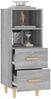 Sideboard Grau Sonoma 34,5 x 34 x 90 cm Holzwerkstoff [817415] Bild 5