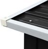 vidaXL Brennholzlager Verzinkter Stahl 172x91x154 cm Anthrazit 47082 Bild 5