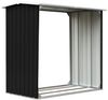 vidaXL Brennholzlager Verzinkter Stahl 172x91x154 cm Anthrazit 47082 Bild 2