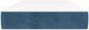 vidaXL Taschenfederkernmatratze Mittel Dunkelblau 90x210x20 cm Samt 4016568 Bild 3