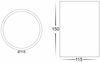 Havit Lighting LED Deckenleuchte HV5815W-BLK, schwarz, sehr hochwertig, inkl. Montagematerial Bild 2