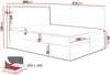 Boxspringbett Home, Natur, 200x200 cm Bild 4