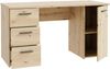 FORTE Schreibtisch Neuss, mit 3 Schubladen & 1 Tür, funktional, Breite 138 cm Bild 3