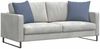 vidaXL Sofakissen 2 Stück Blau 50 x 50 cm Cordstoff 42013992 Bild 3