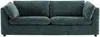 Vente-unique - NURABI Sofa Stoff Grün - B 92 cm x H 79 cm x L 228 cm Bild 2