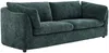 Vente-unique - NURABI Sofa Stoff Grün - B 92 cm x H 79 cm x L 228 cm Bild 3