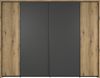 Kleiderschrank Esteban in grau und Eiche Evoke 280 cm Bild 2