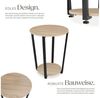tectake Beistelltisch Swindon (1-St, 1 tlg), Trendiger Beistelltisch im schicken Industrial Look Bild 3