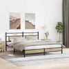 vidaXL Bettgestell ohne Matratze Sonoma-Eiche 160x200 cm Holzwerkstoff 4106947 Bild 4