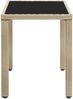vidaXL Gartentisch Beige 123x60x74 cm Poly Rattan 46449 Bild 3