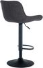 CLP 2er Set Barhocker Minosa 360 drehbar mit Fußstütze,schwarz Stoff Bild 3