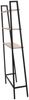 Standregal HWC-K82, Badregal Waschmaschinen-Regal Leiterregal, Industrial Metall Holz 155x64x25cm ~ natur Bild 5