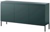 Selsey Bemmi Sideboard Kommode 3-türig, Dunkelgrün mit Metallbeinen, 150 cm Bild 3