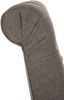 CLP 2er Set Esszimmerstühle Lisburn Mit Lehne im Chesterfield Design,taupe Stoff Bild 5