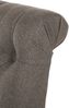 CLP 2er Set Esszimmerstühle Lisburn Mit Lehne im Chesterfield Design,taupe Stoff Bild 3