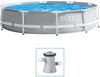 Intex 'Prism Premium Frame-Pool-Set 305x76 cm', inkl. Filterpumpe Bild 3