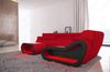 Stoff Couch Concept C - Mikrofaserstoff - rot-schwarz - Links Bild 4