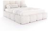 FDM Polsterbett CLOUDY Bettgestell Bett 140x200, 160x200, 180x200 cm Bestseller (verfügbar 140x200 160x200 180x200cm, Bettrahmen, Bett, mit großen gepolsterten Kopfteil, mit Bettkasten zum aufklappen), Hebbarer Metallrahmen, Bettkasten, ohne Matratze Bild 4