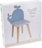 Koopman Kinderstuhl Kinderhocker MDF 52x30x24 cm Fisch / Elefant / Wal / Bär zur Auswahl (Stück, 1 St), Fischflosse, MDF, Stuhl, demontiert Bild 3