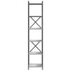 vidaXL Bücherregal Grau Sonoma 40 x 30 x 189,5 cm Holzwerkstoff 868350 Bild 5
