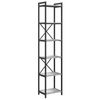 vidaXL Bücherregal Grau Sonoma 40 x 30 x 189,5 cm Holzwerkstoff 868350 Bild 2