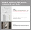 ANYSUN Ganzkörperspiegel LED Wandspiegel groß150x50dimmbar mit 3 Lichtfarben&Memory-Funktion (LED Spiegel), Spiegel groß Wand mit Aluminiumrahmen für Bade-, Flur und Schlafzimmer Bild 4