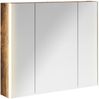 vidaXL Badezimmerspiegelschrank Geräucherte Eiche 83,5 x 15,5 x 70 cm 889267 Bild 2