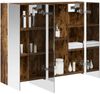 vidaXL Badezimmerspiegelschrank Geräucherte Eiche 83,5 x 15,5 x 70 cm 889267 Bild 3