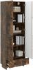 vidaXL Schrankset 2 pcs Geräucherte Eiche 66 x 34,5 x 95 cm 3416354 Bild 2