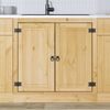 vidaXL Schrank SKI Honigbraun 80 x 46 x 81 cm Massives Kiefernholz 42007570 Bild 4