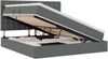 vidaXL Bett mit Stauraum und LED Dunkelgrau 180 x 200 cm Polyester 3372559 Bild 2