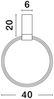 Nova Luce 9085242 GARVE LED Deckenleuchte 40cm 3000K Weiss Bild 5