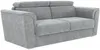 Vente-unique - RIZORA Sofa Stoff Grau - B 223 cm96 cm x H 88 cm x L 230 cm Bild 4